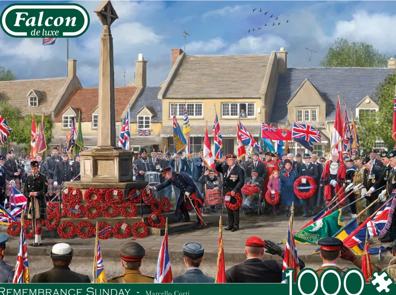 Falcon de luxe - Remembrance Sunday - 1000 Piece Puzzle Outlet