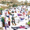 Falcon de luxe - Snow Day - 1000 Piece Puzzle Online