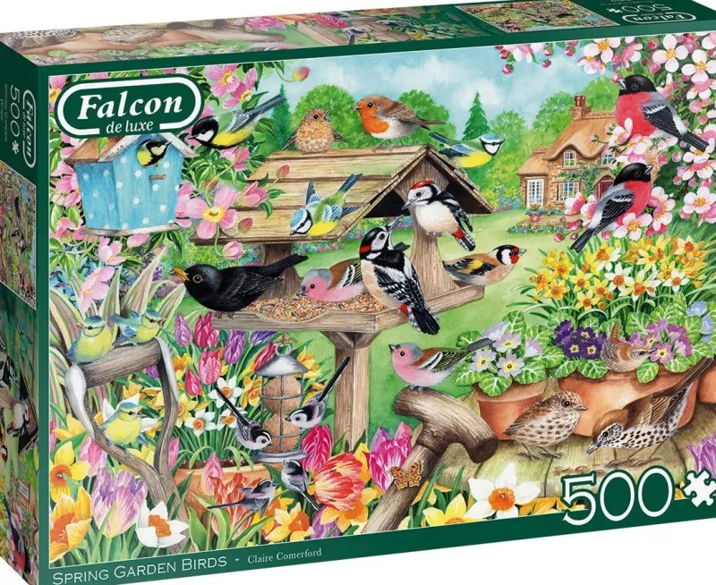 Falcon de luxe - Spring Garden Birds - 500 Piece Jigsaw Puzzle Hot