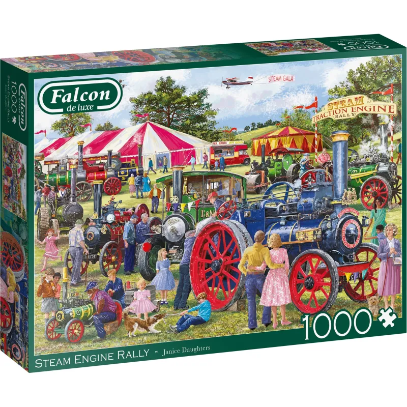 Falcon de luxe - Steam Engine Rally - 1000 Piece Jigsaw Puzzle Outlet