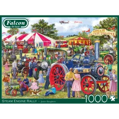 Falcon de luxe - Steam Engine Rally - 1000 Piece Jigsaw Puzzle Outlet