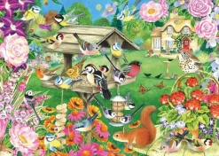 Falcon de luxe - Summer Garden Birds - 500 Piece Jigsaw Puzzle Clearance