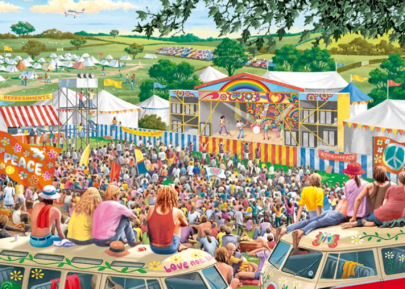 Falcon de luxe - Summer Music Festival - 1000 Piece Jigsaw Puzzle Hot