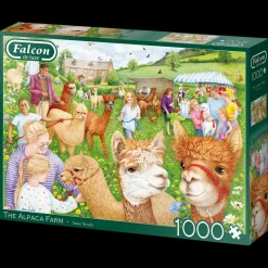 Falcon de luxe - The Alpaca Farm - 1000 Piece Jigsaw Puzzle Sale