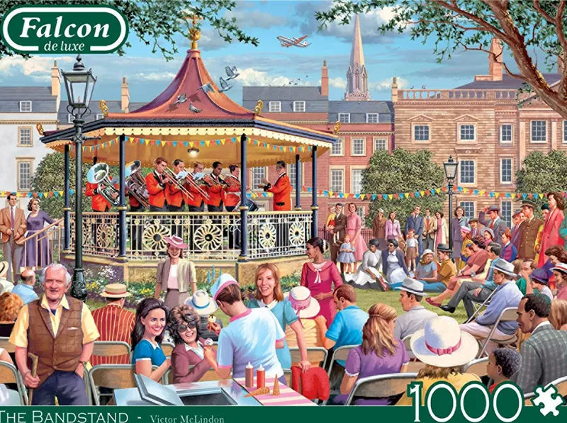 Falcon de luxe - The Bandstand - 1000 Piece Jigsaw Puzzle Outlet