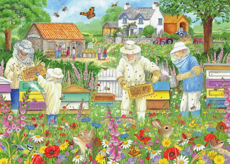 Falcon de luxe - The Beekeepers - 1000 Piece Puzzle Outlet