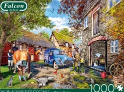 Falcon de luxe - The Blacksmiths Cottage - 1000 Piece Jigsaw Puzzle Clearance