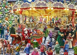 Falcon de luxe - The Christmas Carousel - 2 x 1000 Piece Puzzles Online