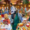 Falcon de luxe - The Dining Carriage - 500 Piece Jigsaw Puzzle Sale
