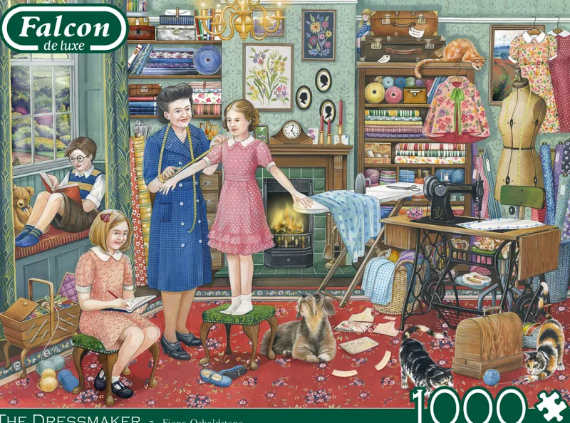 Falcon de luxe - The Dressmaker - 1000 Piece Jigsaw Puzzle Online