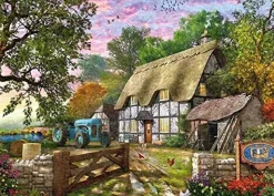 Falcon de luxe - The Farmer's Cottage - 1000 Piece Jigsaw Puzzle Online