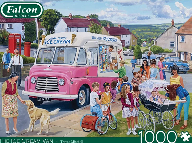 Falcon de luxe - The Ice Cream Van - 1000 Piece Jigsaw Puzzle Hot