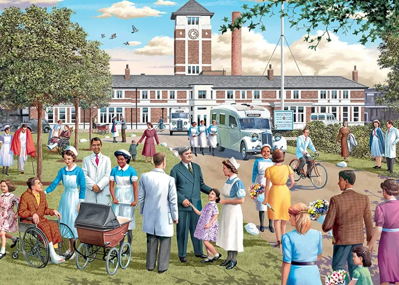 Falcon de luxe - The National Health - 1000 Piece Charity Jigsaw Puzzle Sale