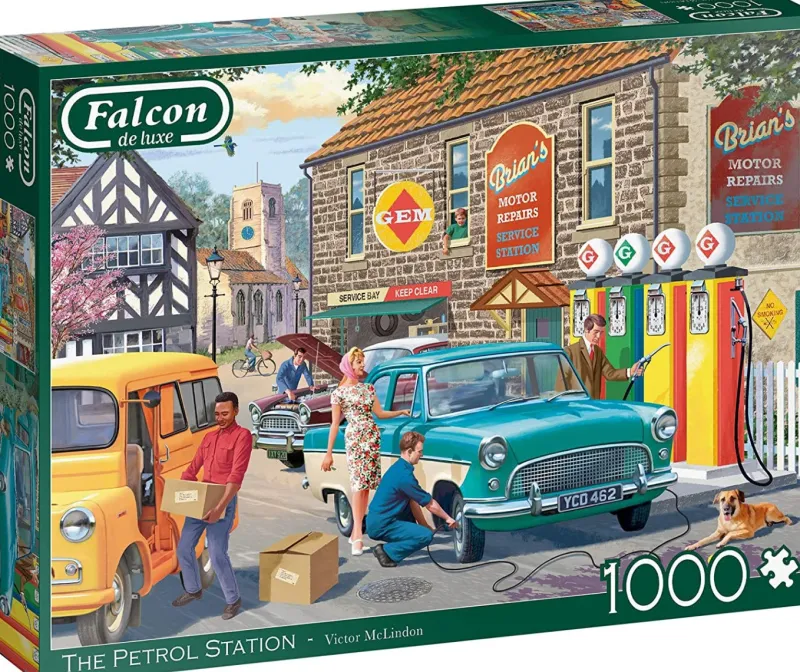 Falcon de luxe - The Petrol Station - 1000 Piece Jigsaw Puzzle New