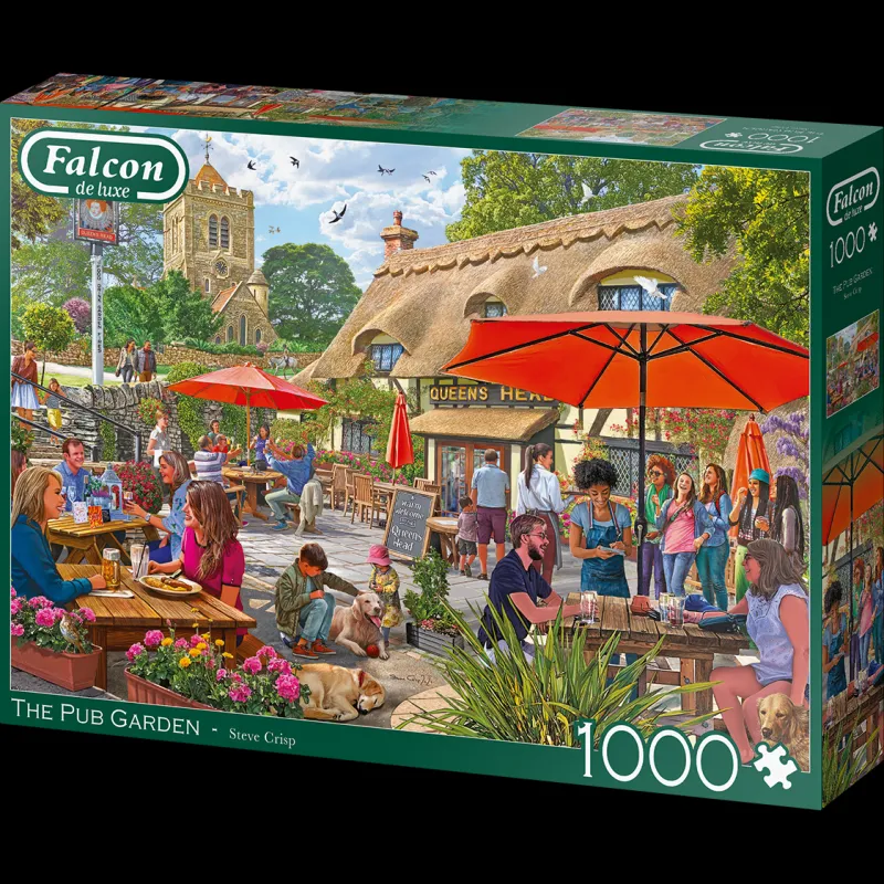 Falcon de luxe - The Pub Garden - 1000 Piece Jigsaw Puzzle Hot