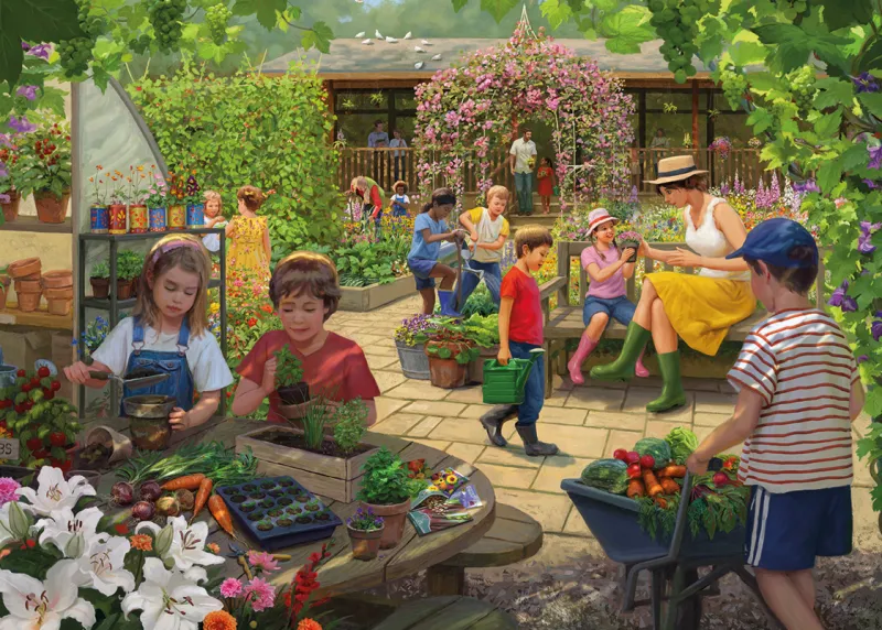 Falcon de luxe - The Vegetable Garden - 1000 Piece Puzzle New