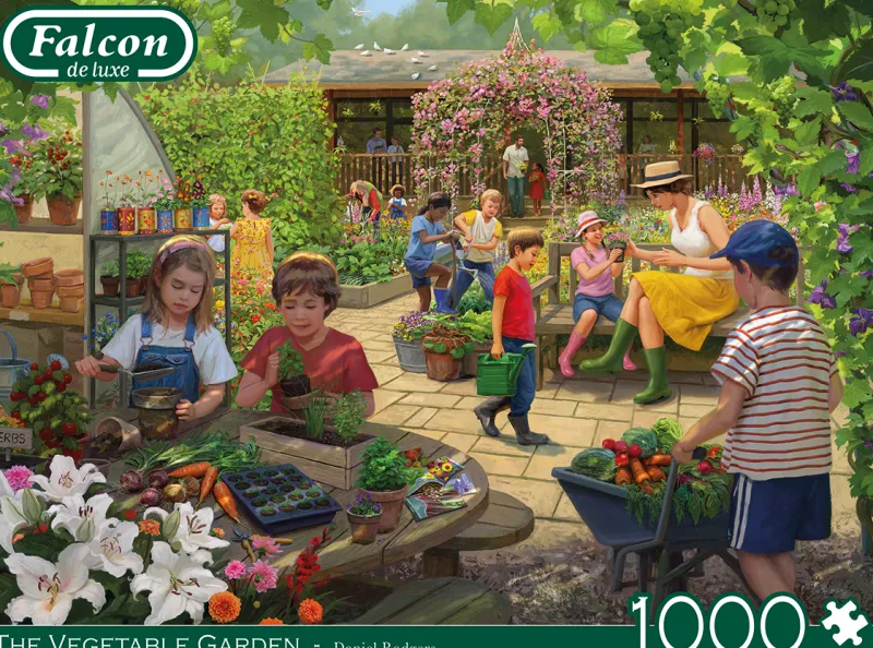 Falcon de luxe - The Vegetable Garden - 1000 Piece Puzzle New