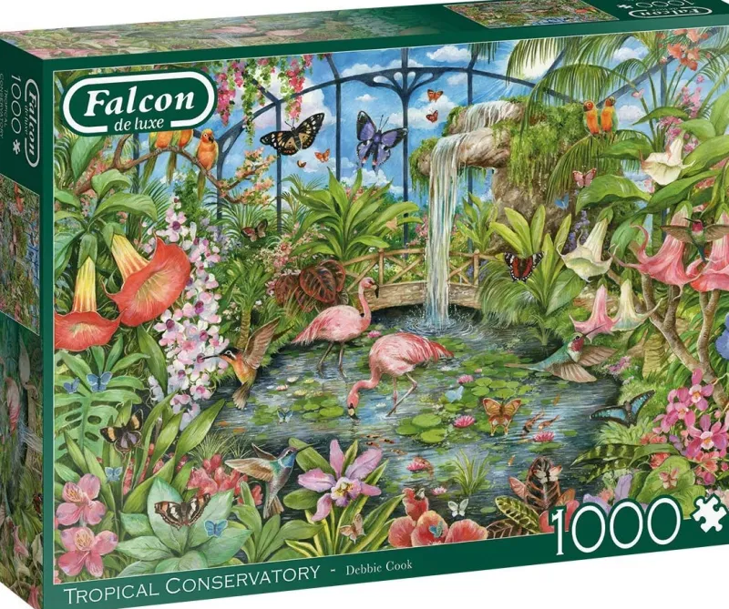 Falcon de luxe - Tropical Conservatory - 1000 Piece Jigsaw New