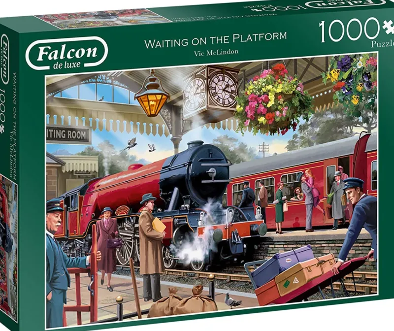 Falcon de luxe - Waiting On The Platform - 1000 Piece Jigsaw Puzzle Sale