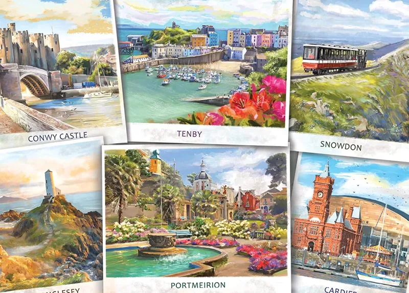 Falcon de luxe - Welcome To Wales - 1000 Piece Jigsaw Puzzle Sale