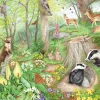 Falcon de luxe - Woodland Wildlife - 1000 Piece Jigsaw Puzzle Best