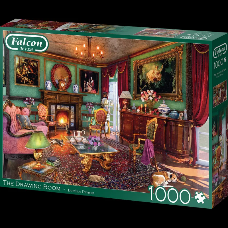 Falcon de luxe Falcon DeLuxe - The Drawing Room - 1000 Piece Jigsaw Puzzle Hot