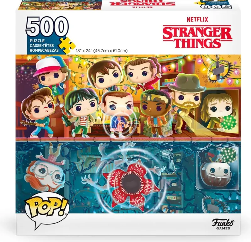Funko POP! Puzzle - Stranger Things - Upside Down - 500 Piece Jigsaw Puzzle Online