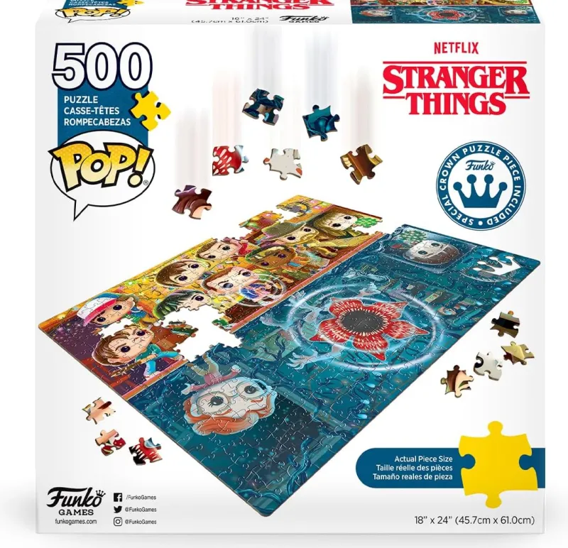 Funko POP! Puzzle - Stranger Things - Upside Down - 500 Piece Jigsaw Puzzle Online
