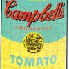Galison - Andy Warhol - Campbell's Soup - Mini 100 Piece Shaped Puzzle Clearance