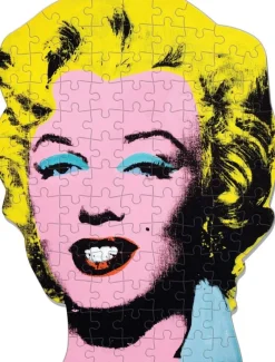 Galison - Andy Warhol - Marilyn - Mini 100 Piece Shaped Puzzle Sale