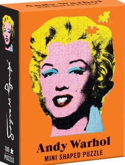 Galison - Andy Warhol - Marilyn - Mini 100 Piece Shaped Puzzle Sale