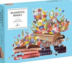 Galison - Blooming Books - 750 Piece Shaped Puzzle Sale