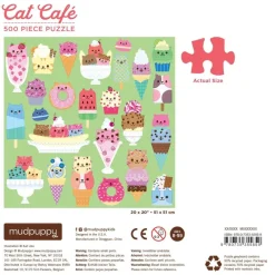 Galison - Cat Cafe - 500 Piece Jigsaw Puzzle Fashion
