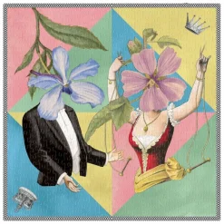Galison - Christian Lacroix Let's Play - Double Sided 250 Piece Puzzle New