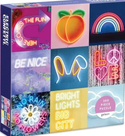 Galison - Electric Confetti Neon - 300 Piece Jigsaw Puzzle Hot