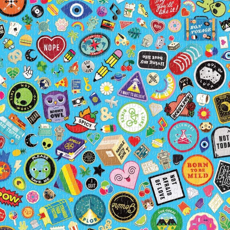Galison - Fun Flair - 500 Piece Jigsaw Puzzle Clearance