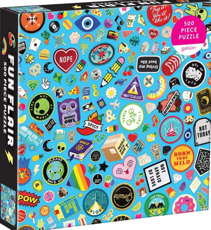 Galison - Fun Flair - 500 Piece Jigsaw Puzzle Clearance
