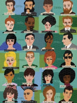 Galison - History of Hairdos - 1000 Piece Jigsaw Puzzle Sale