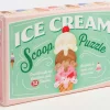 Galison - Ice Cream Scoop Puzzle : Countless Sweet Creations with 32 Flavours Hot