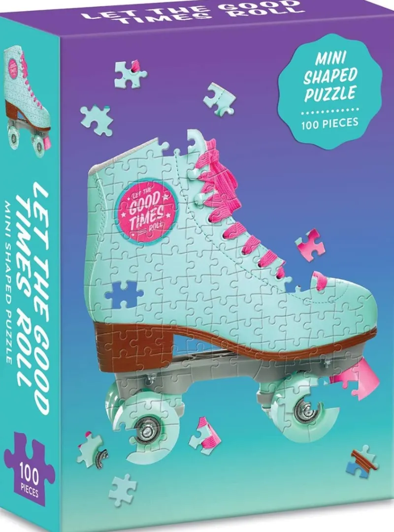 Galison - Let The Good Times Roll - Mini Shaped 100 Piece Puzzle Discount