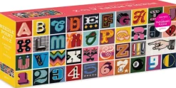Galison - Needlepoint A to Z - 1000 Piece Panoramic Puzzle Hot