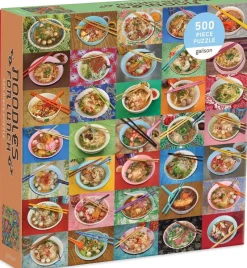 Galison - Noodles for Lunch - 500 Piece Jigsaw Puzzle Discount