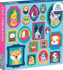Galison - Pet Portraits - 500 Piece Jigsaw Puzzle Hot