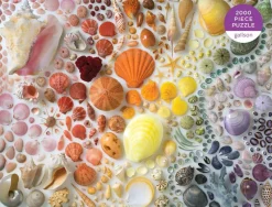 Galison - Rainbow Seashells - 2000 Piece Jigsaw Puzzle Online