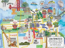 Galison - San Francisco - 1000 Piece Jigsaw Puzzle Best