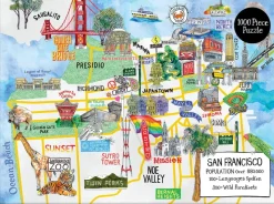 Galison - San Francisco - 1000 Piece Jigsaw Puzzle Best