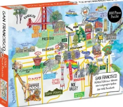 Galison - San Francisco - 1000 Piece Jigsaw Puzzle Best