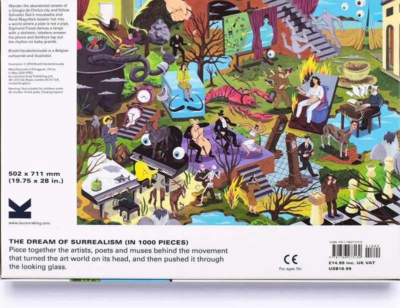 Galison - The Dream of Surrealism - 1000 Piece Jigsaw Puzzle Hot