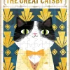 Galison - The Great Catsby Bookish Cats - 100 Piece Jigsaw Puzzle Best