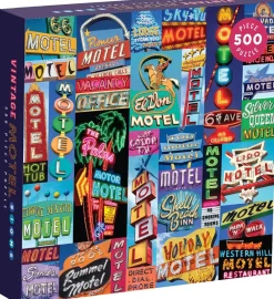 Galison - Vintage Motel Signs - 500 Piece Jigsaw Puzzle Hot
